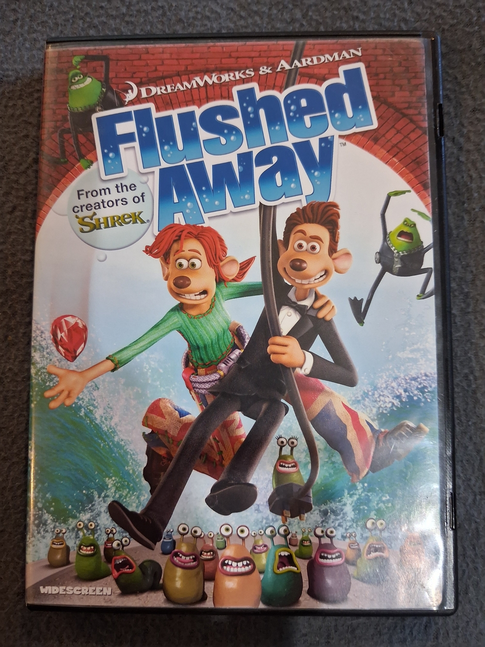 DreamWorks Flushed Away DVD - Colorful Animated Movie